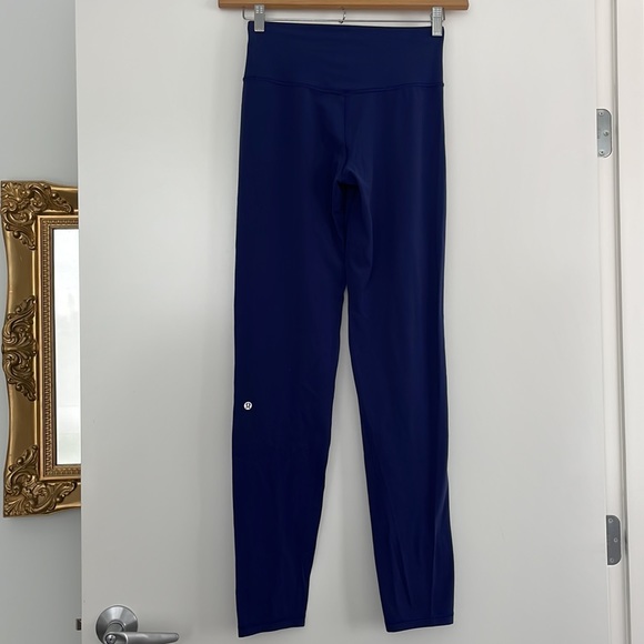 Lululemon Simply Bare Un-Tight Tight Leggings in Hero Blue Size 6 - Picture 9 of 10